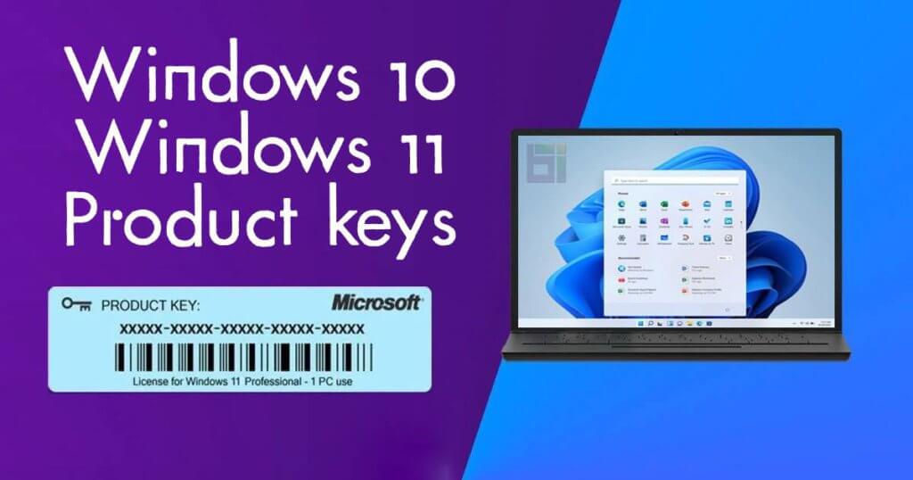 windows 10 and 11 keys