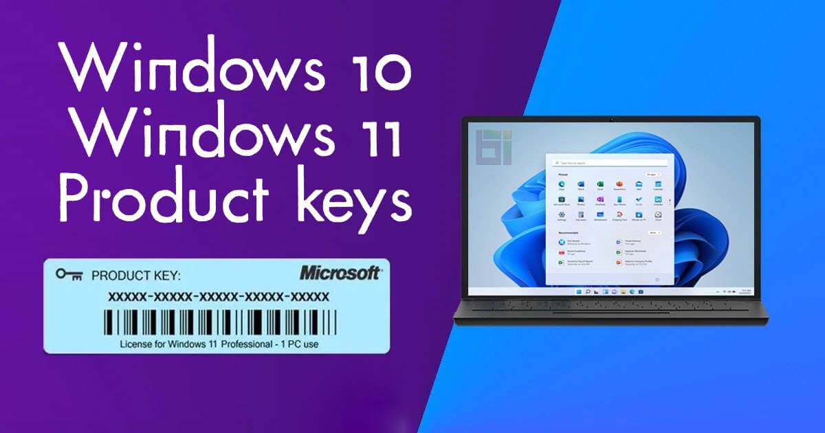 windows 10 and 11 keys